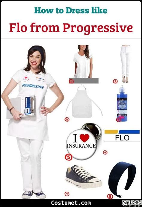 flo halloween costume